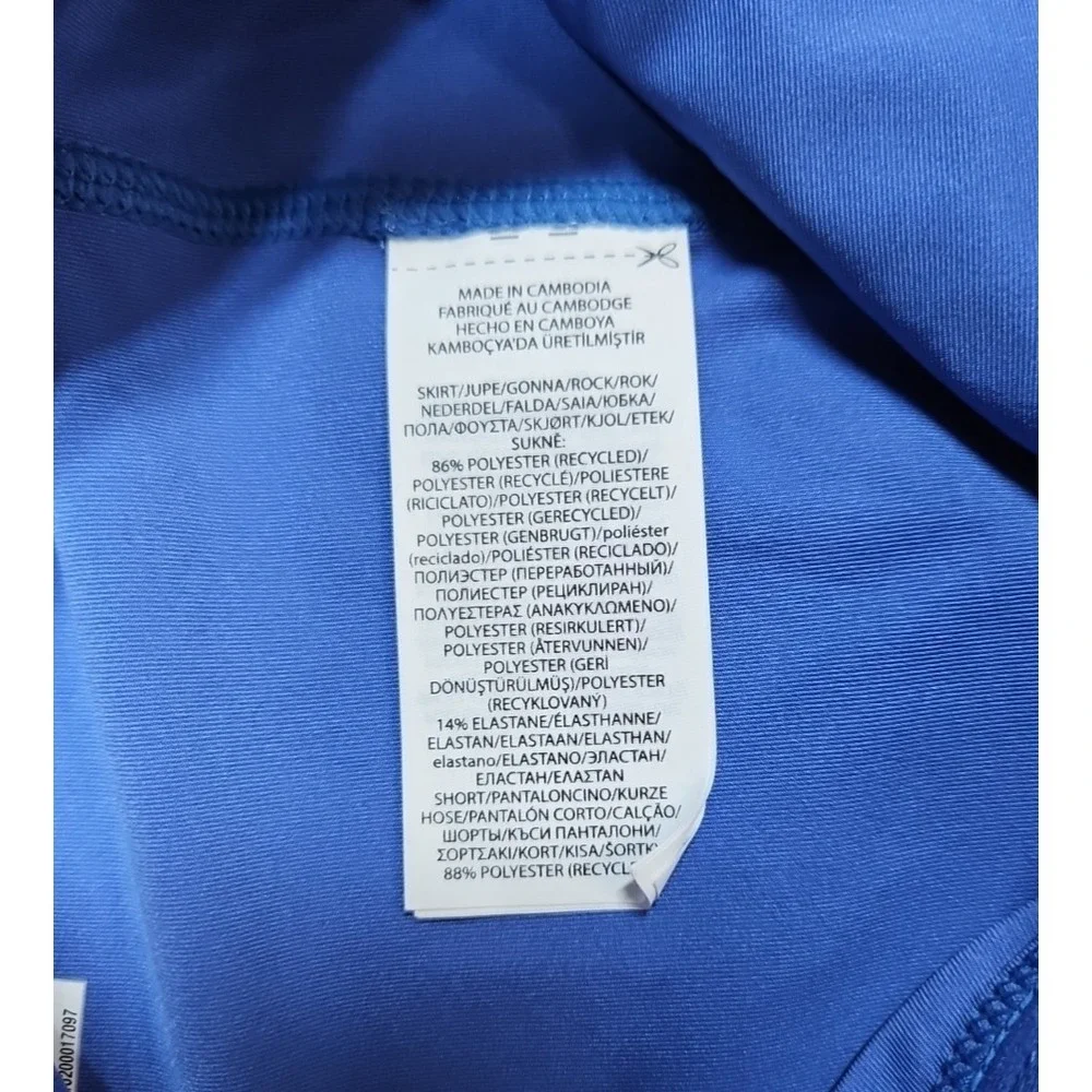 RLX Ralph Lauren Womens‎ Blue Golf Skort Size Large NWT